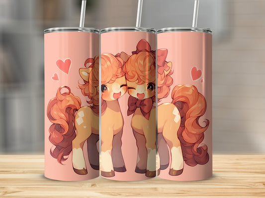 Adorable Pony Duo Hearts Pink Background Tumbler product type
Cute Ponies
Cartoon Horses
Pink Hearts
Tumbler Cup
Adorable Design
Kawaii Animals
Equestrian Art
Pony Lover
Gift Idea
Beverage Holder
Valentines Theme
Sweet Friends
Whimsical Art
Drinkware
Happy Ponies
Winking Pony
Bow Accessory
Kids Design
Fantasy Animals
Unique Tumbler
