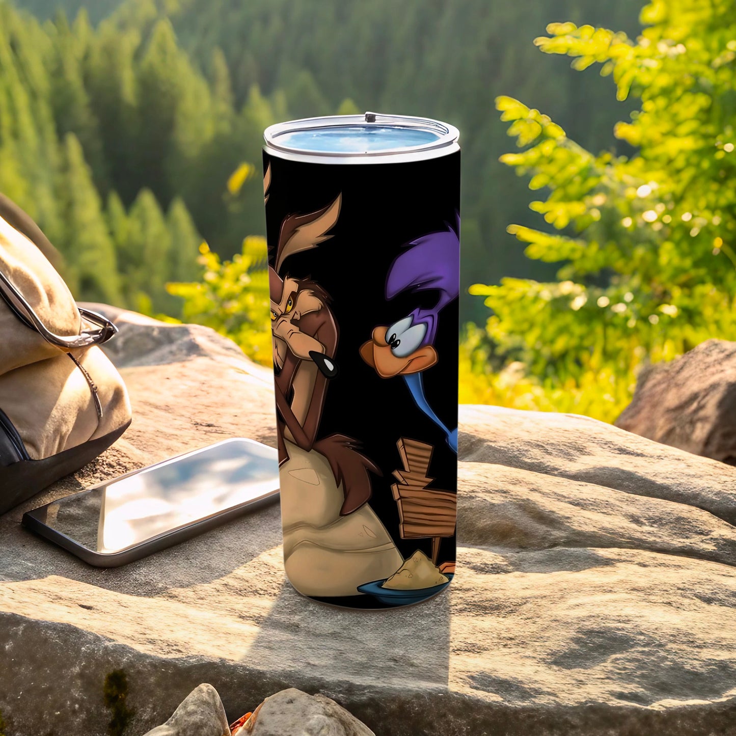 Wile E Coyote And Road Runner Insulated Tumbler