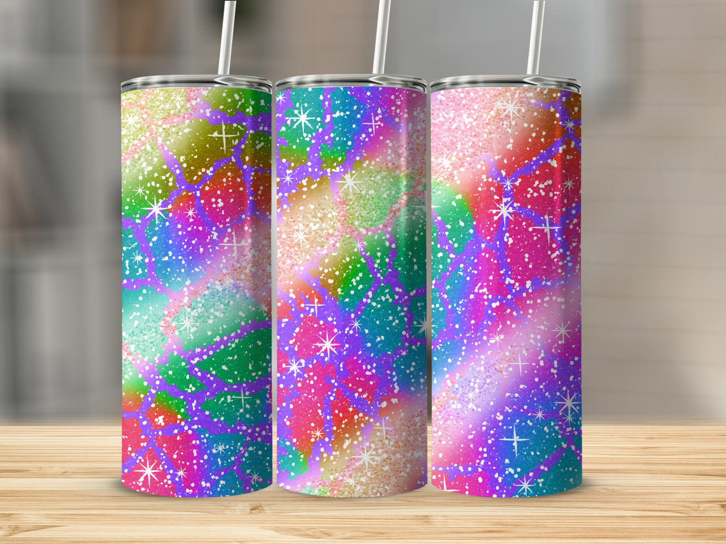 Colorful Abstract Galaxy Pattern Tumbler Product