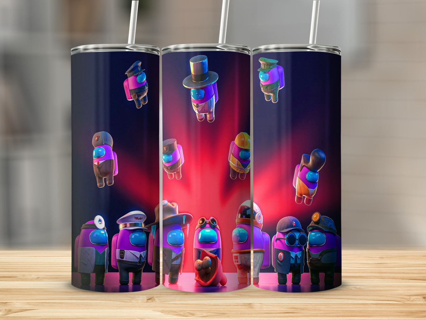 Among Us Character Design Slim Tumbler