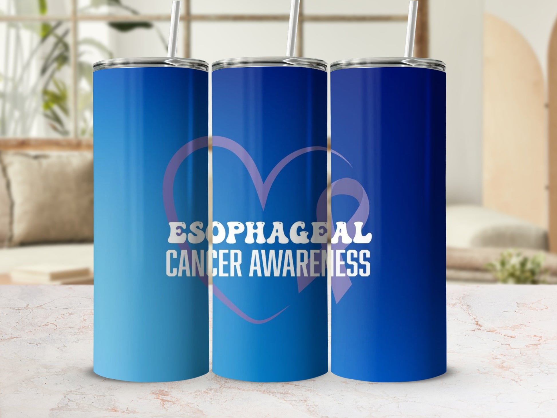 Esophageal Cancer Awareness Tumbler for Supporters