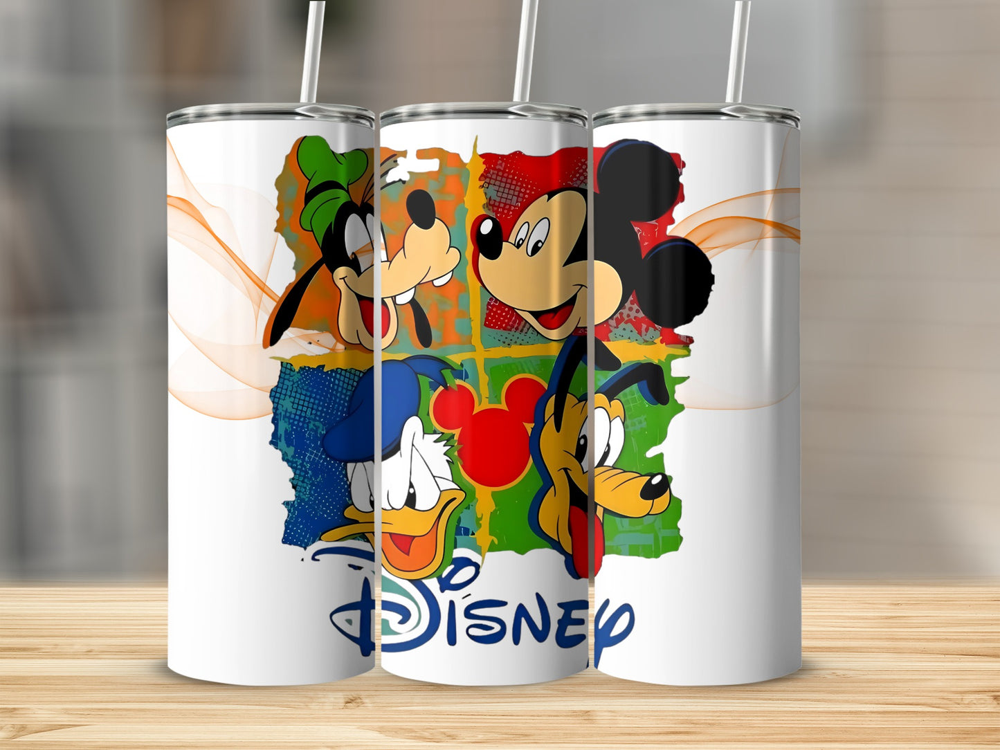 Disney Characters Tumbler featuring Mickey Goofy Donald