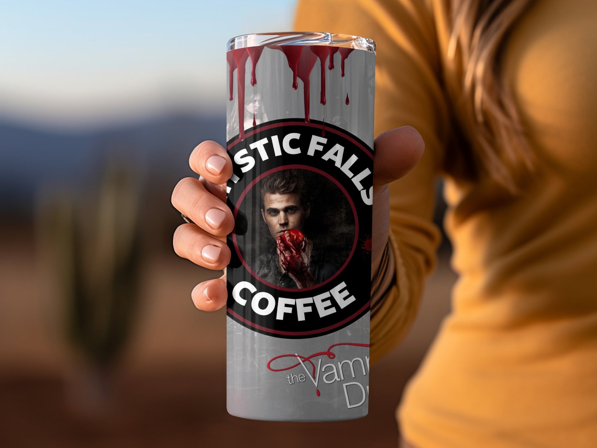 Mystic Falls Coffee The Vamp D Travel Mug