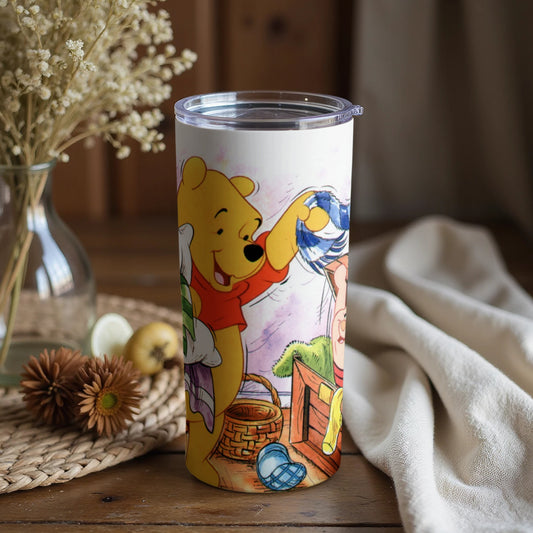 Winnie the Pooh and Piglet Tumbler for Cozy Moments