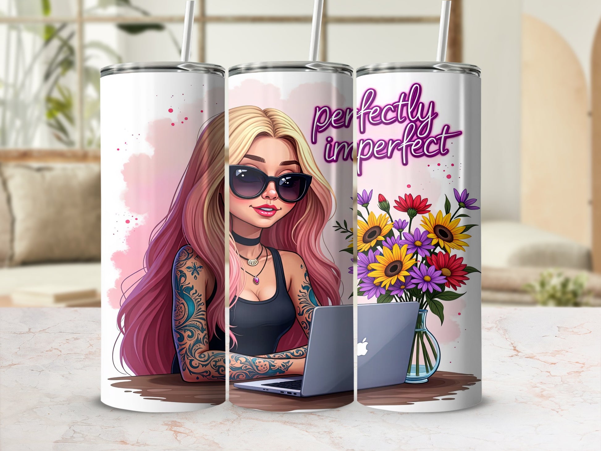 Perfectly Imperfect Tattoed Girl Laptop Flowers product type

Tumbler
Perfectly Imperfect
Tattooed Girl
Laptop Design
Pink Hair
Blonde Hair
Sunglasses Art
Floral Pattern
Sunflower Graphic
Daisy Flowers
Work From Home
Coffee Lover
Travel Mug
Insulated Tumbler
Unique Gift
Boho Chic
Girl Boss Art
Cute Illustration
Drinkware
Stainless Steel