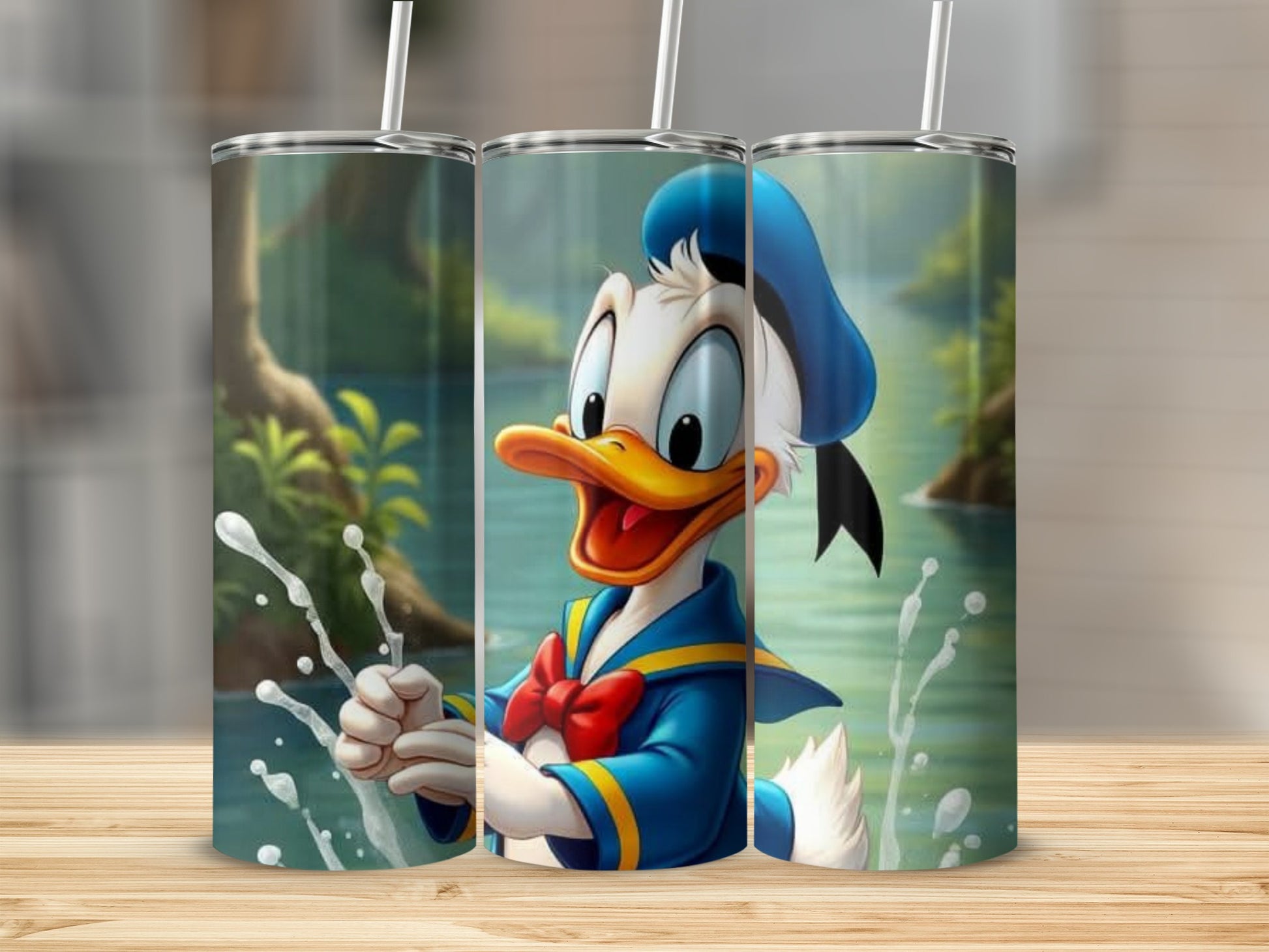 Donald Duck in Blue Outfit Tumbler product