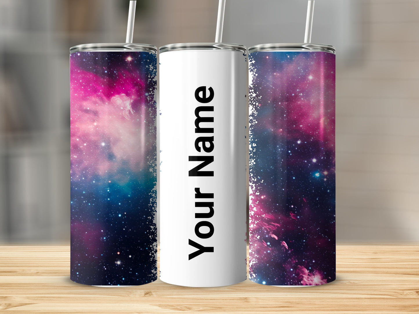 Customizable Galaxy Design Insulated Tumbler