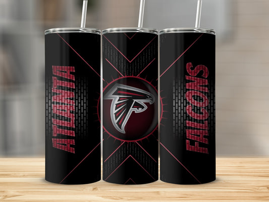 Falcons Logo Atlanta Team Graphic Background Design Tumblers