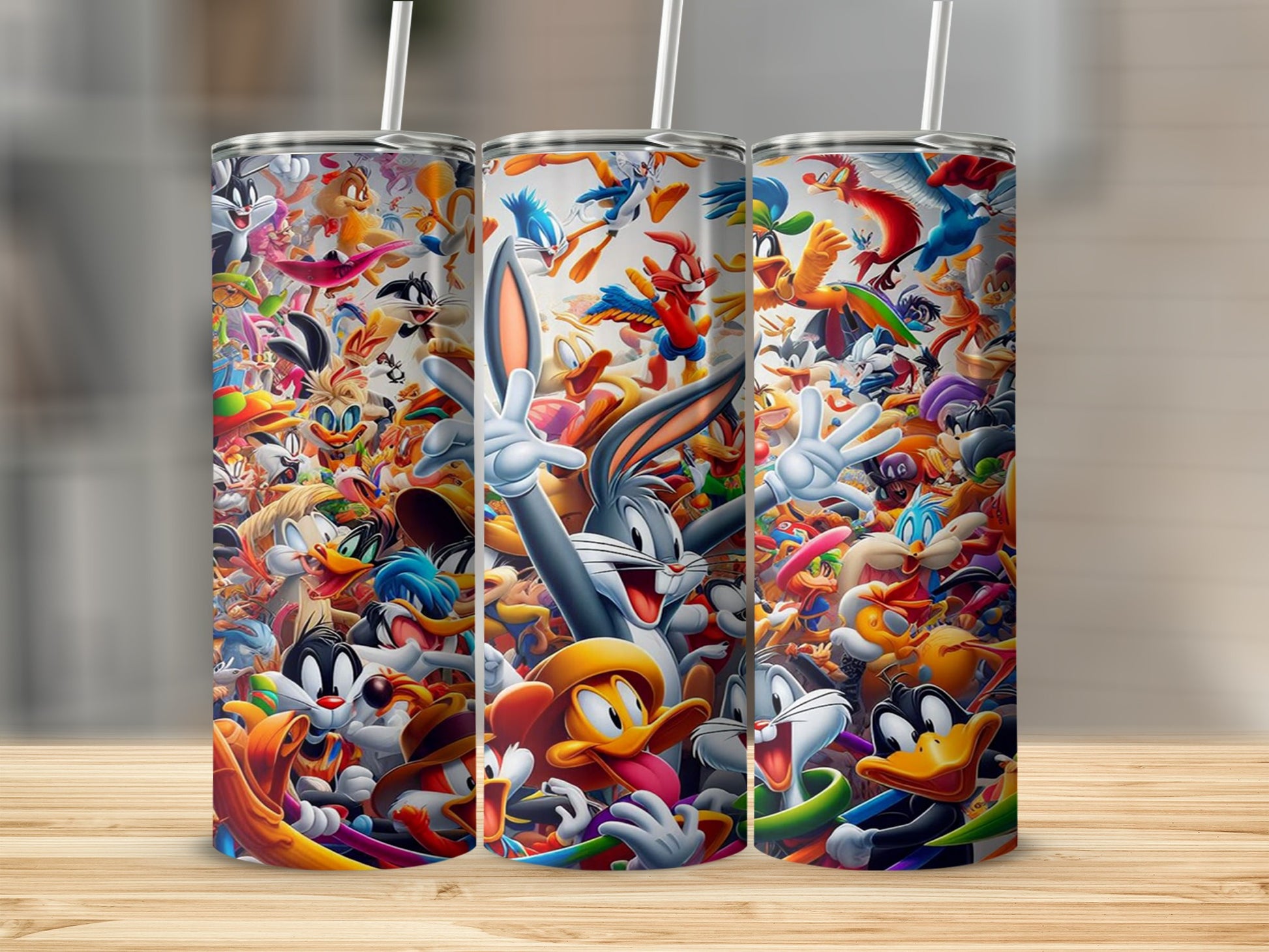 Bright and Fun Animated Classic Characters Tumbler