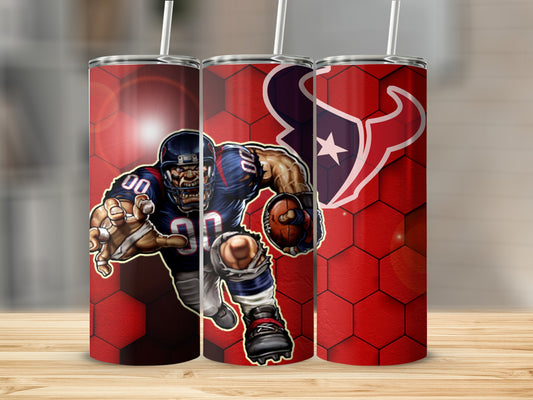 Houston Texans Football Player Tumbler Sports Drinkware