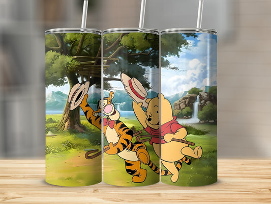 Tigger and Pooh Scenic Design Tumbler Collection