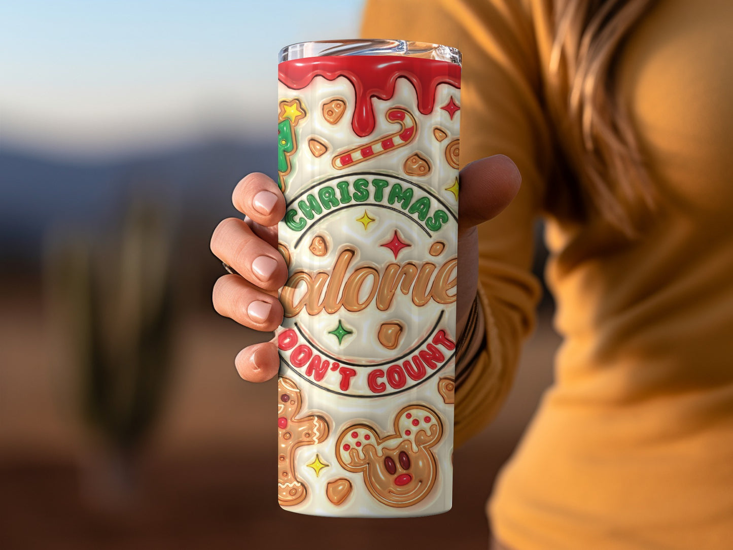 Christmas Calories Don't Count Festive Tumbler Cup