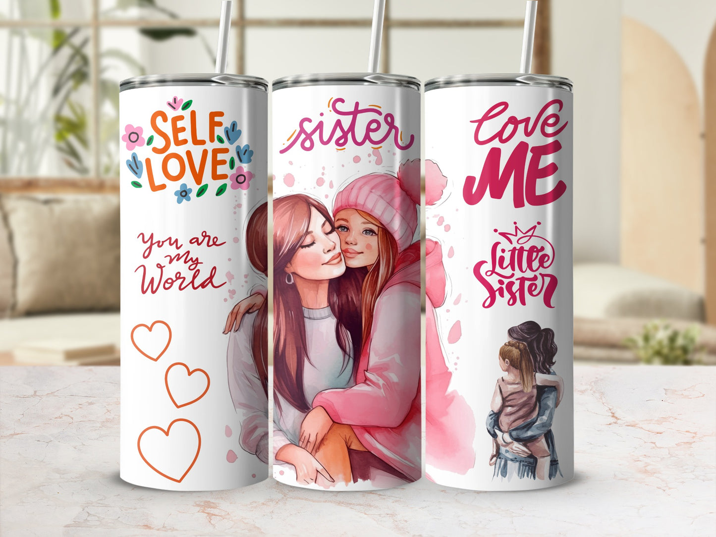 Love Self Love Sister Stainless Steel Tumbler Product