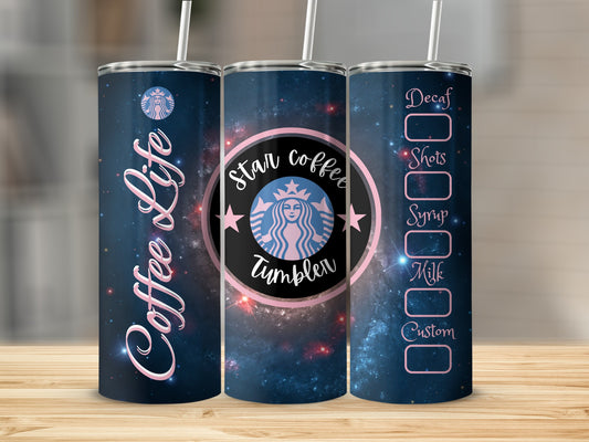 Star Coffee Life Customizable Tumbler for Coffee Lovers