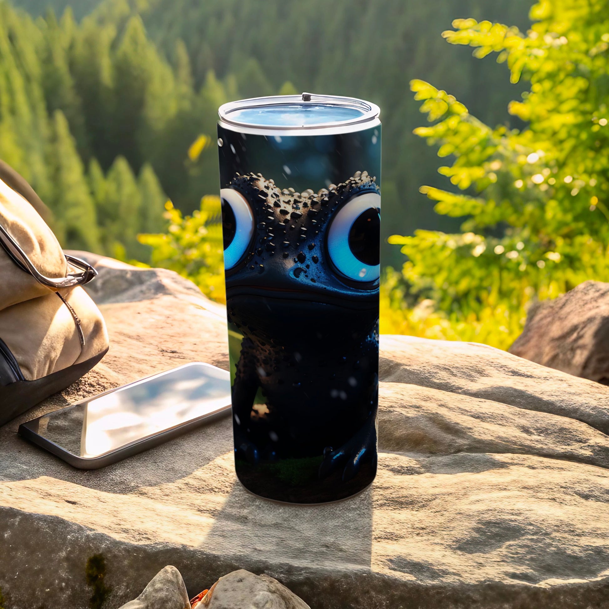 Black Creature Big Blue Eyes Whimsical Tumbler product type
Tumbler, TravelCup, Drinkware, CreatureDesign, BigBlueEyes, BlackCharacter, WhimsicalArt, UniqueDrinkware, FantasyCreature, CartoonEyes, QuirkyDesign, CuteMonster, EyeIllustration, AdventureReady, OutdoorTumbler, PersonalDrinkware, CustomDesign, NoveltyItem, GiftIdeas, FunDesign
