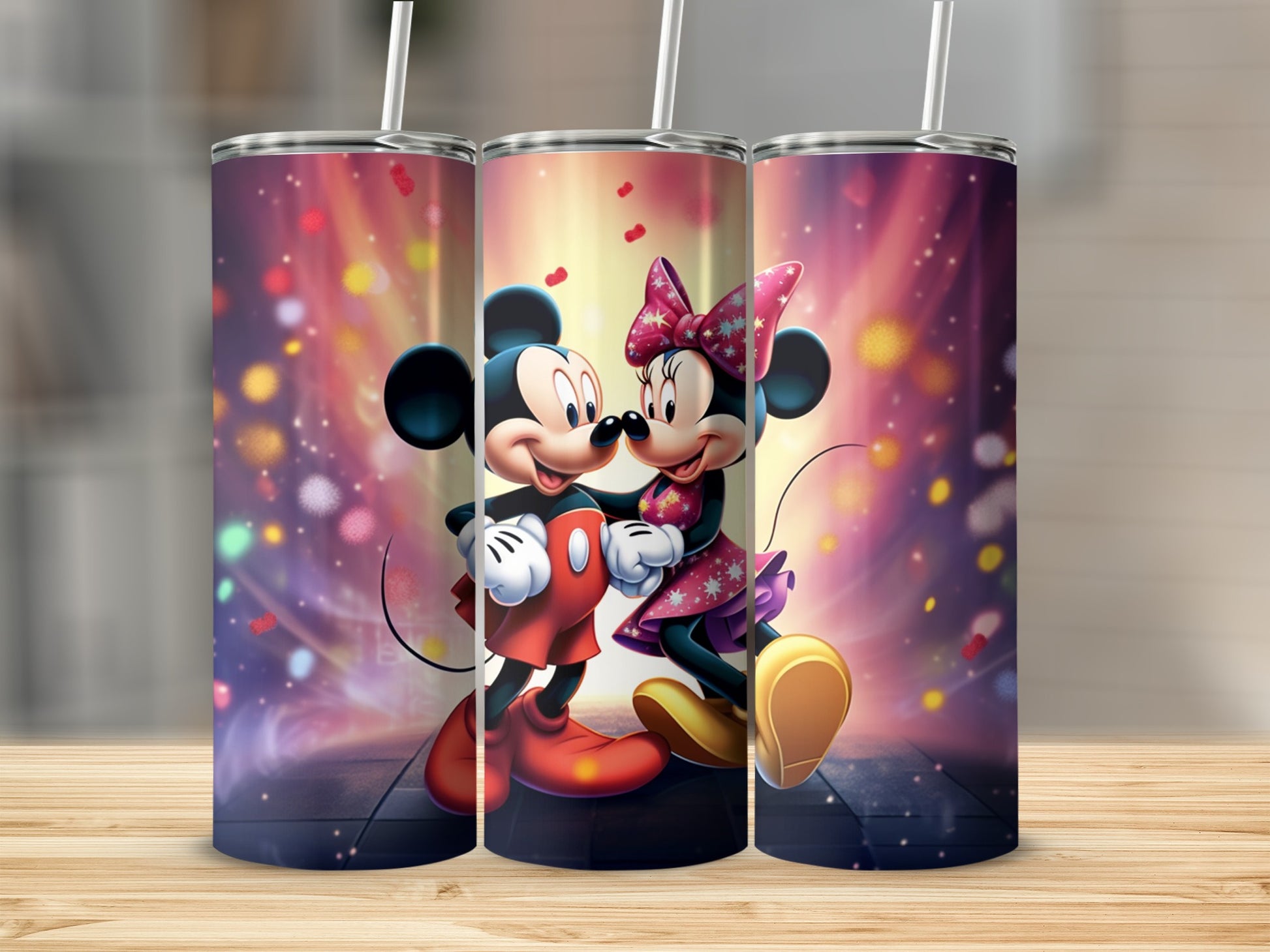 Mickey and Minnie Mouse Celebration Tumbler