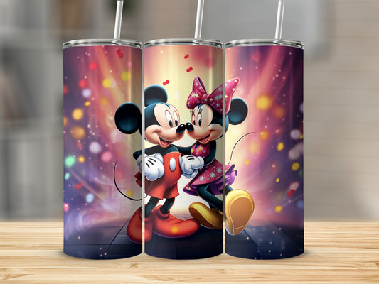 Mickey and Minnie Mouse Celebration Tumbler