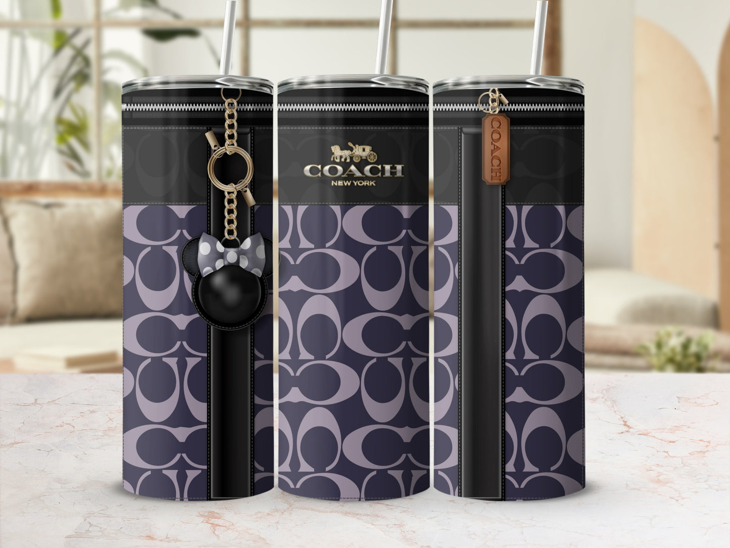 Stylish Custom Coach New York Themed Tumbler