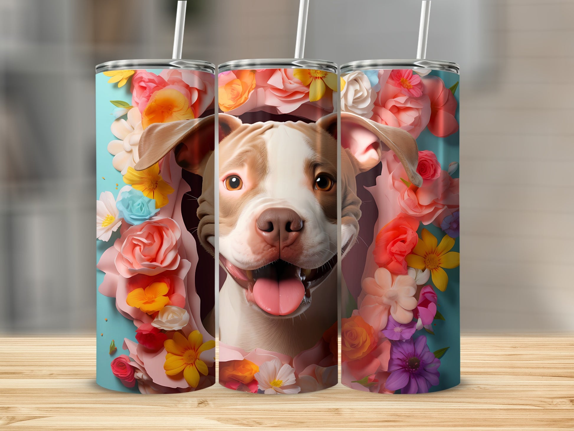 Pitbull Face Happy Floral Pet Animal Lover Tumbler product type
Dog
Pitbull
Puppy
Pet
Flowers
Floral
Blooms
Colorful
Vibrant
Cute
Happy
Animal Lover
Pet Owner
Tumbler
Drinkware
Beverage
Gift
Unique
Dog Mom
Water Bottle