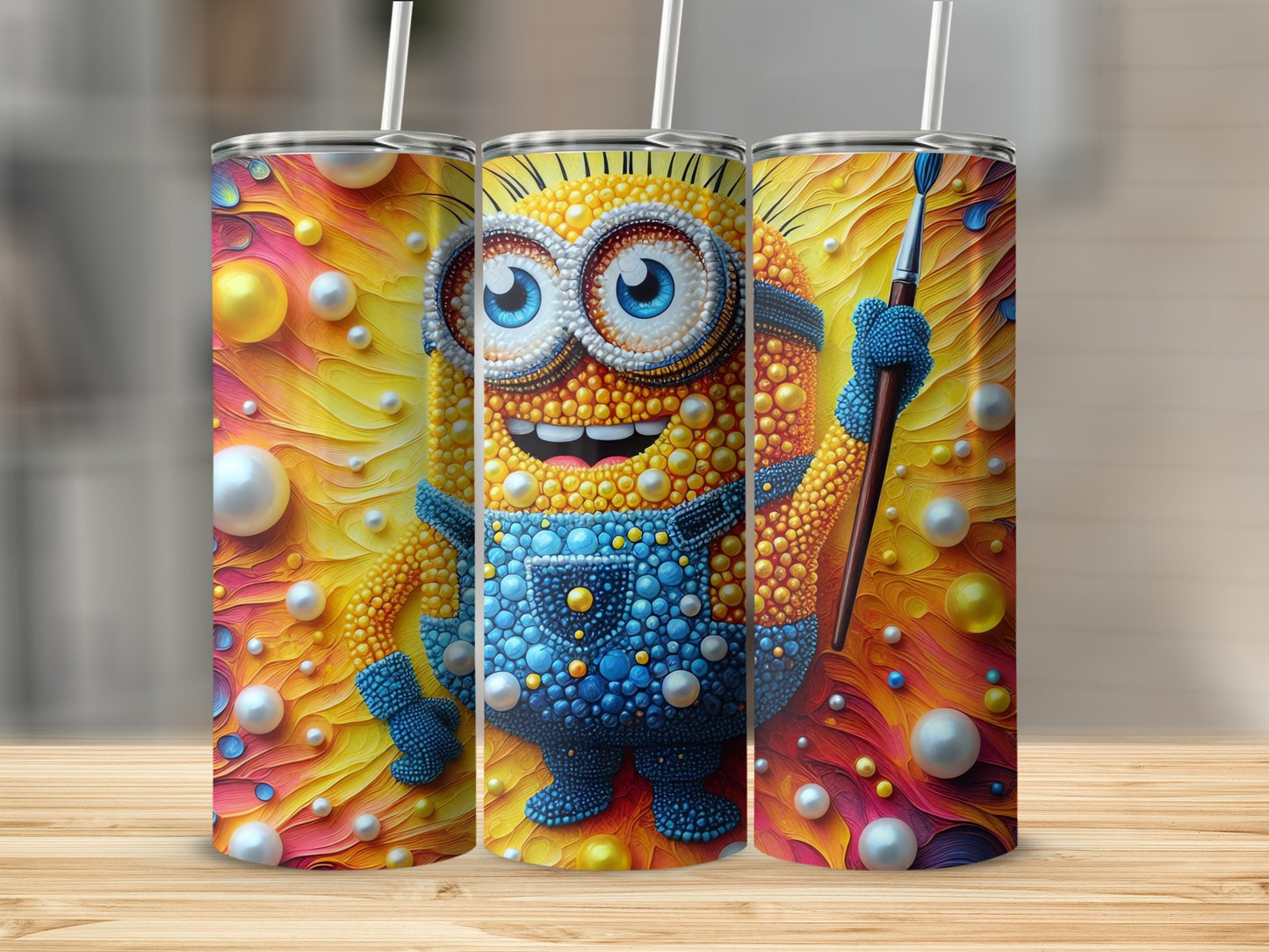 Colorful Fun Character Design Insulated Tumbler