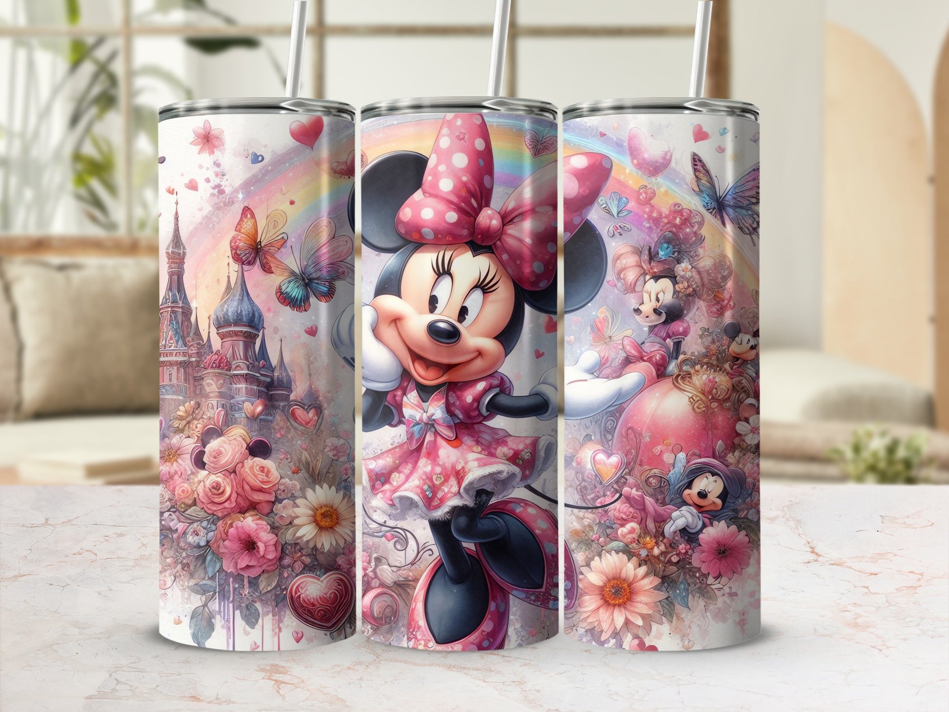 Whimsical Character Theme Colorful Tumbler