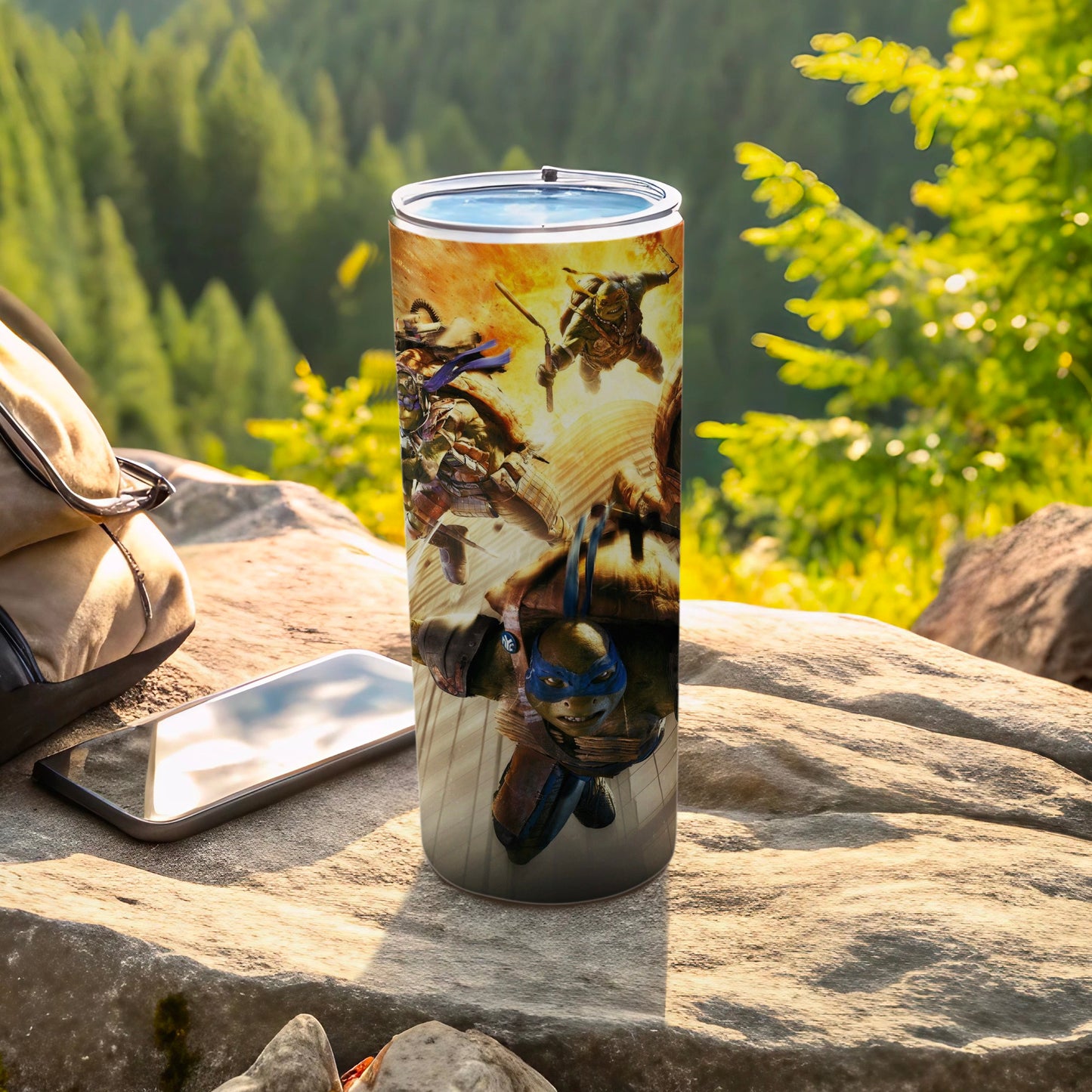 Teenage Mutant Ninja Turtles Themed Travel Tumbler
