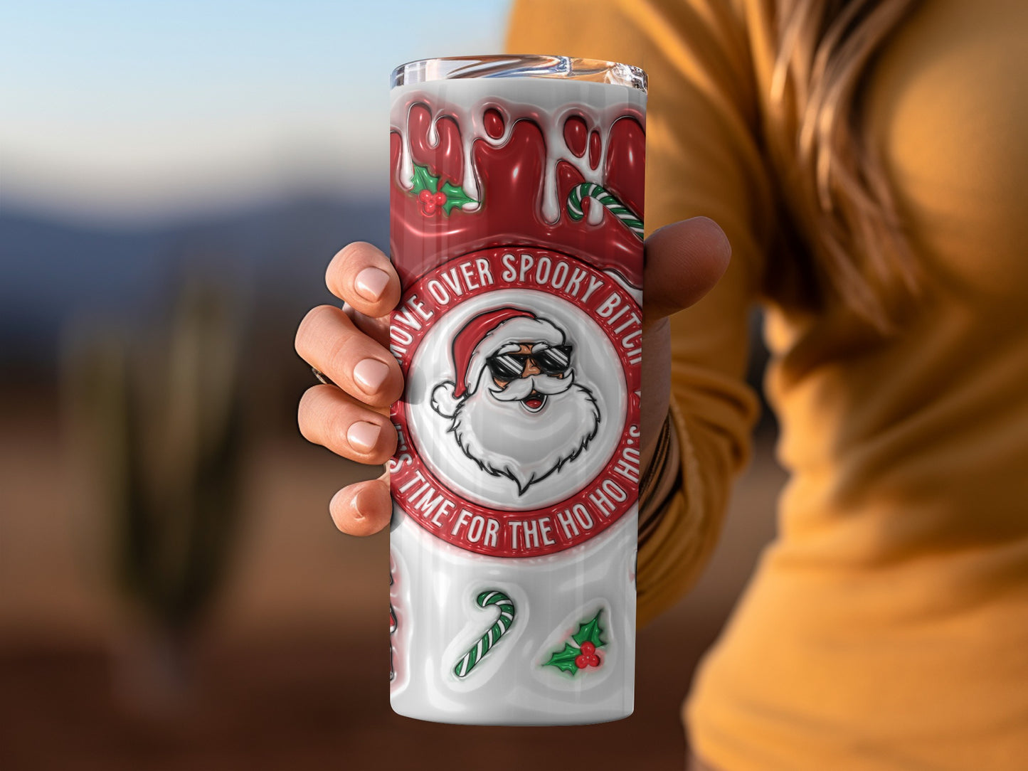 Move Over Spooky Bitch Time For The Ho Ho Hos tumbler