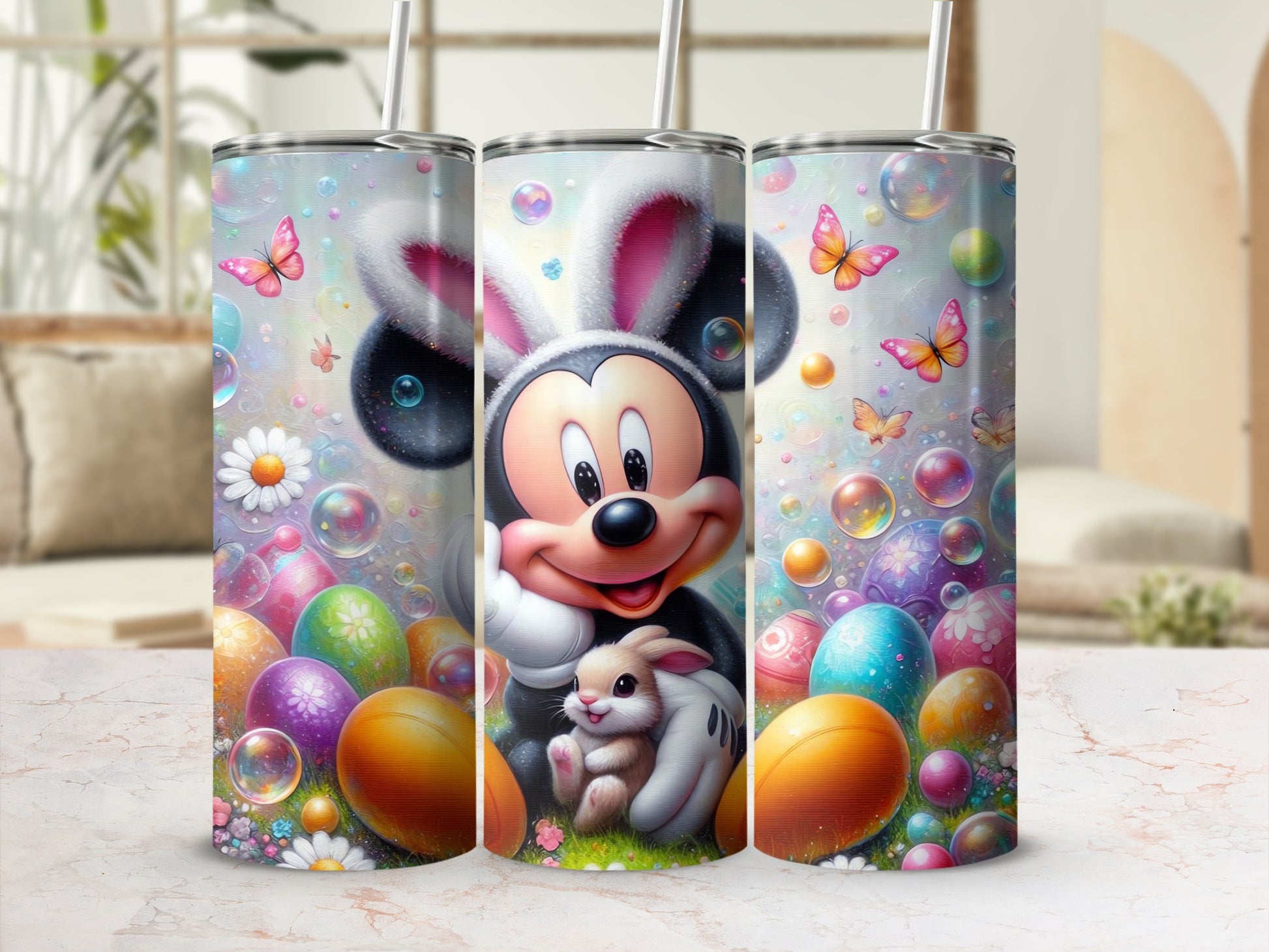 Mickey Mouse Bunny Ears Festive Eggs Spring Butterflies product type