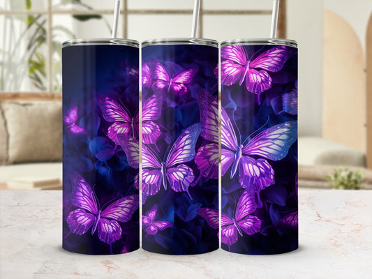 Glowing Purple Butterflies Dark Hues Tumbler product type

butterfly tumbler, purple butterfly, dark background, vibrant design, butterfly gift, nature motif, whimsical art, elegant pattern, fantasy design, magical butterflies, drink container, trendy tumbler, unique design, purple aesthetic, butterfly lover, artistic tumbler, insect art, vibrant purple, glowing pattern, custom tumbler