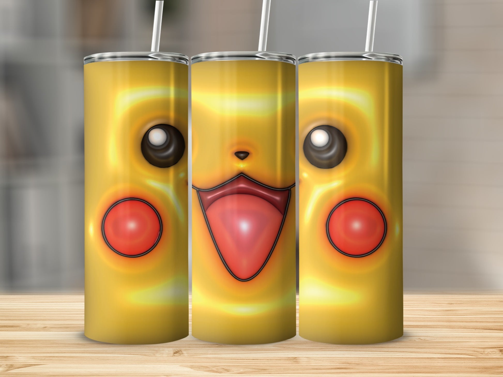 Adorable Cartoon Face Insulated Tumbler Cup