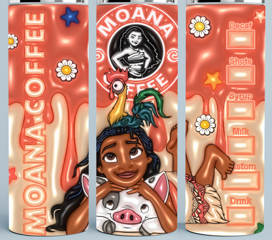Moana Coffee Starbucks tumbler