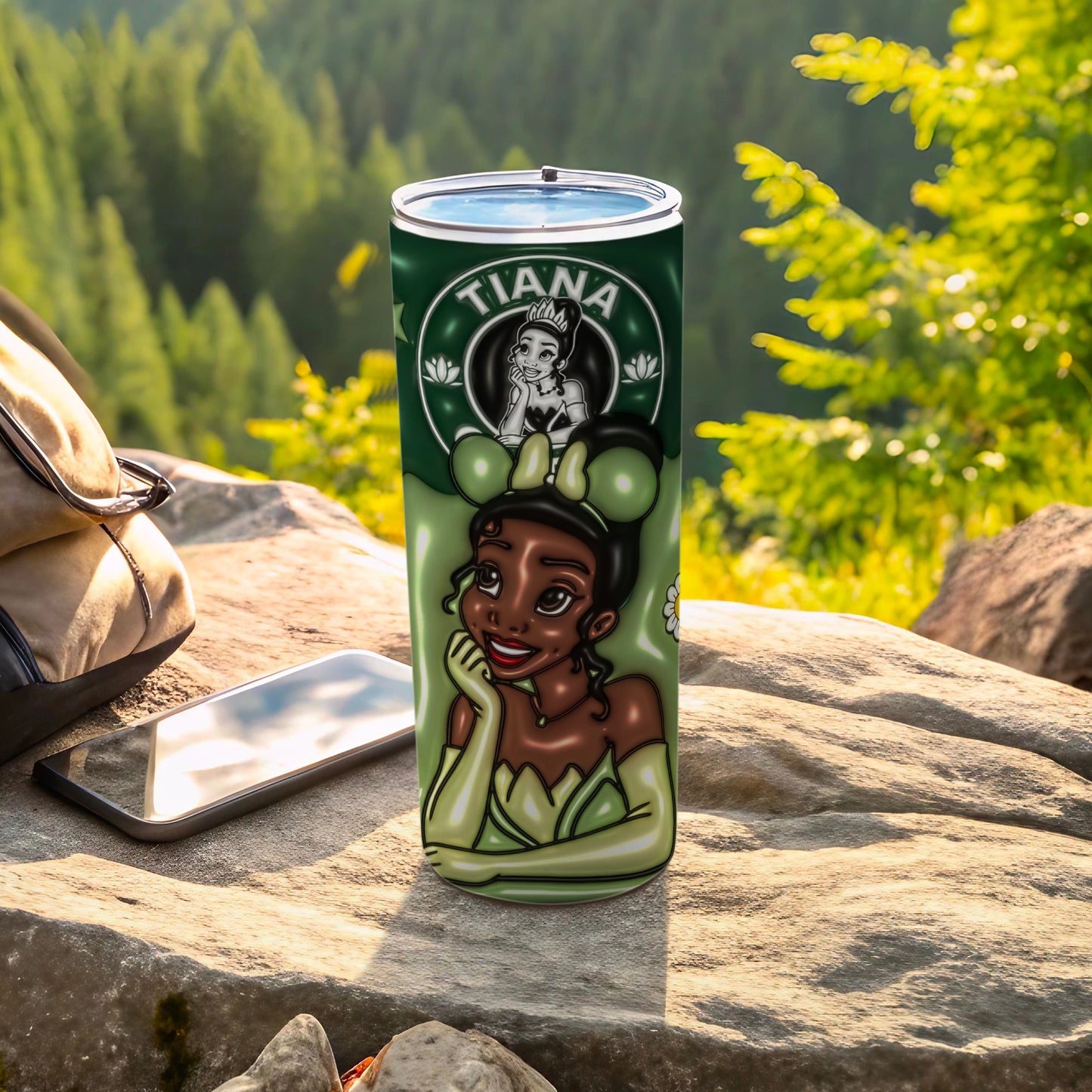 Tiana Inspired Character Design Insulated Tumbler Cup