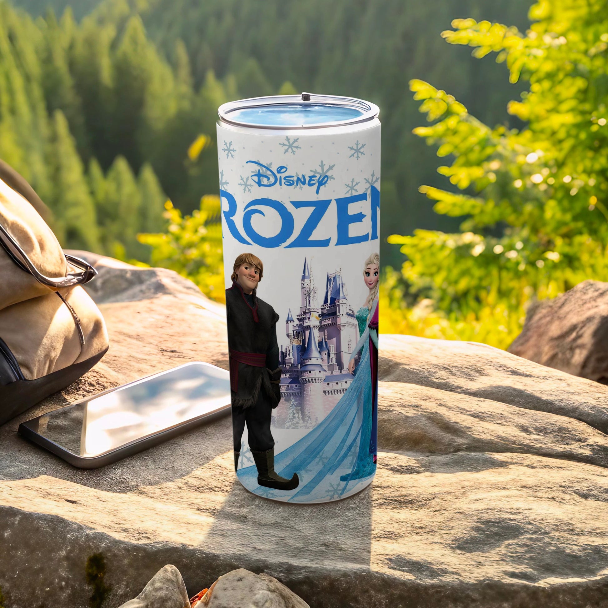 Disney Frozen Tumbler with Castle and Characters