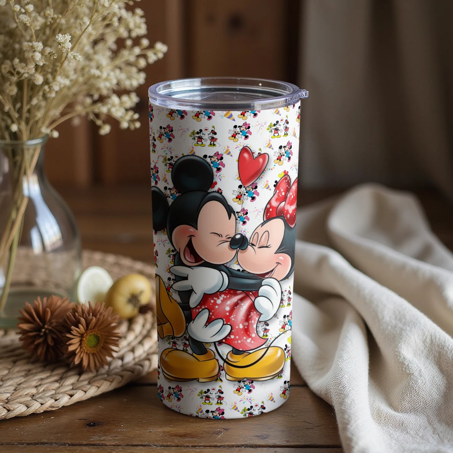 Disney Mickey Mouse and Minnie Mouse Tumbler