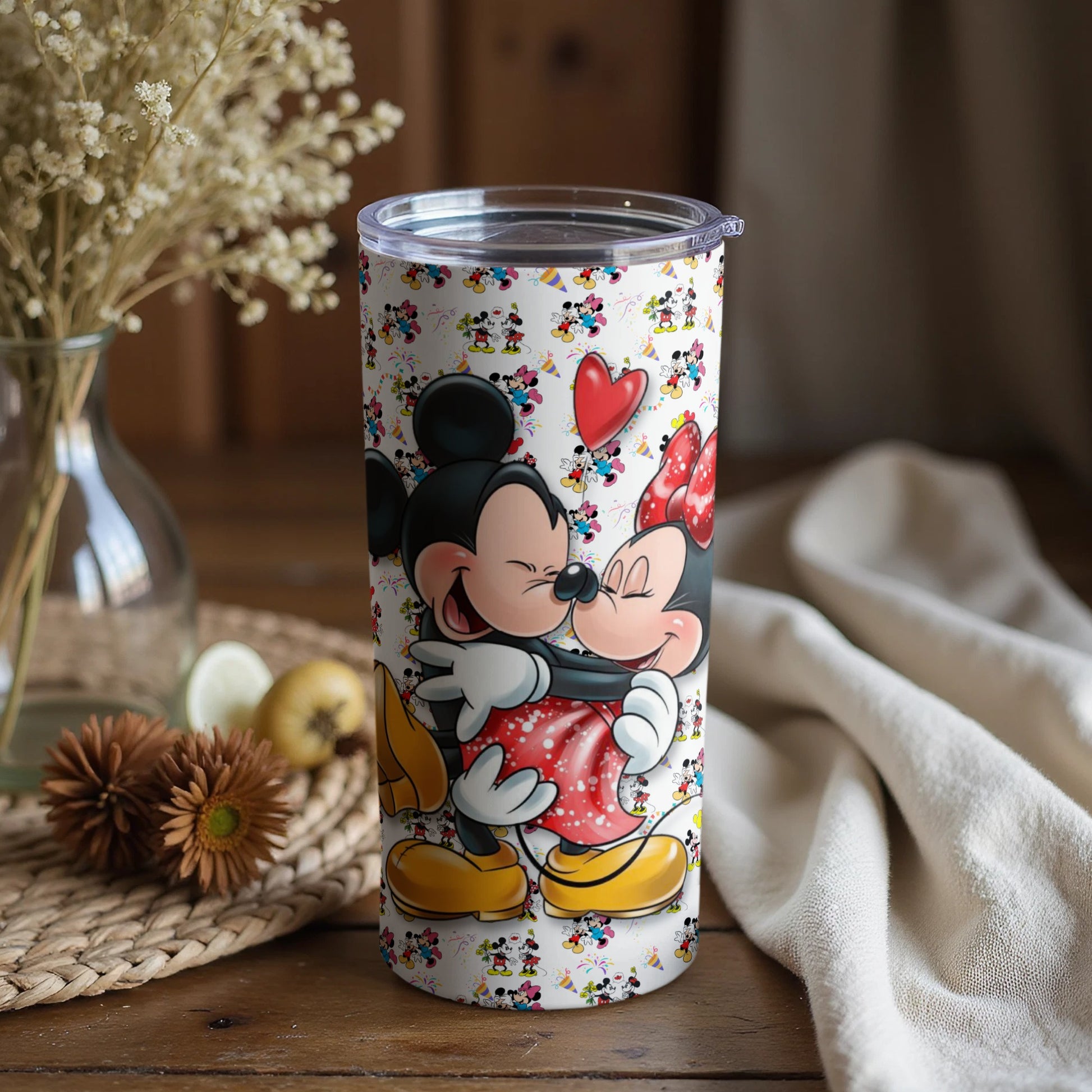 Disney Mickey Mouse and Minnie Mouse Tumbler