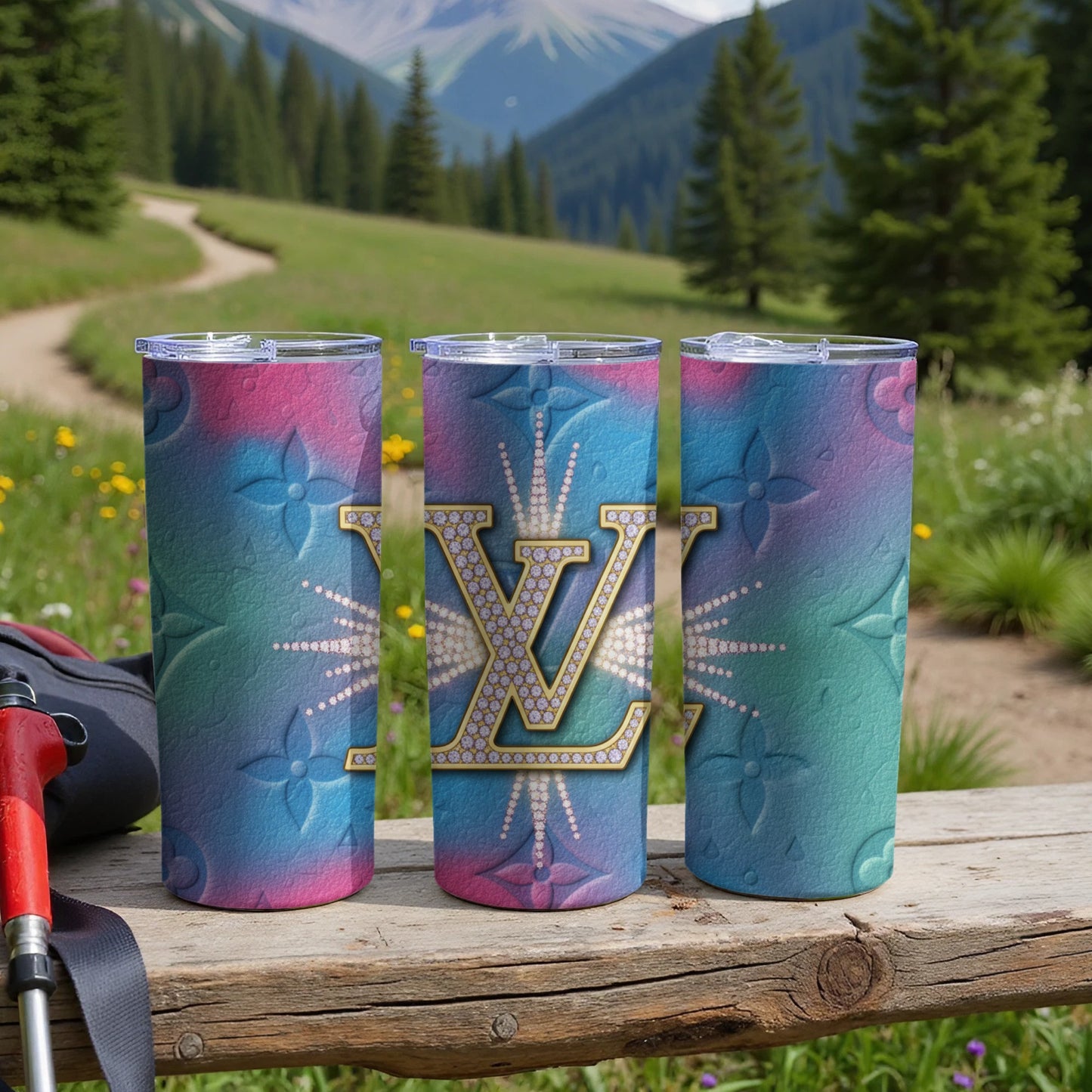 Colorful Luxury Design Stainless Steel Tumbler Cup