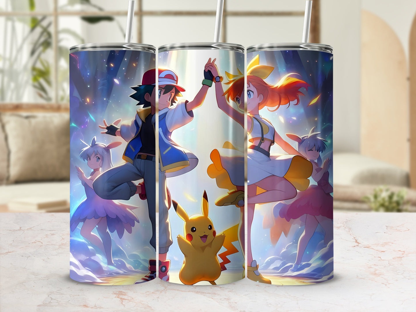Vibrant Anime Character Stainless Steel Tumbler