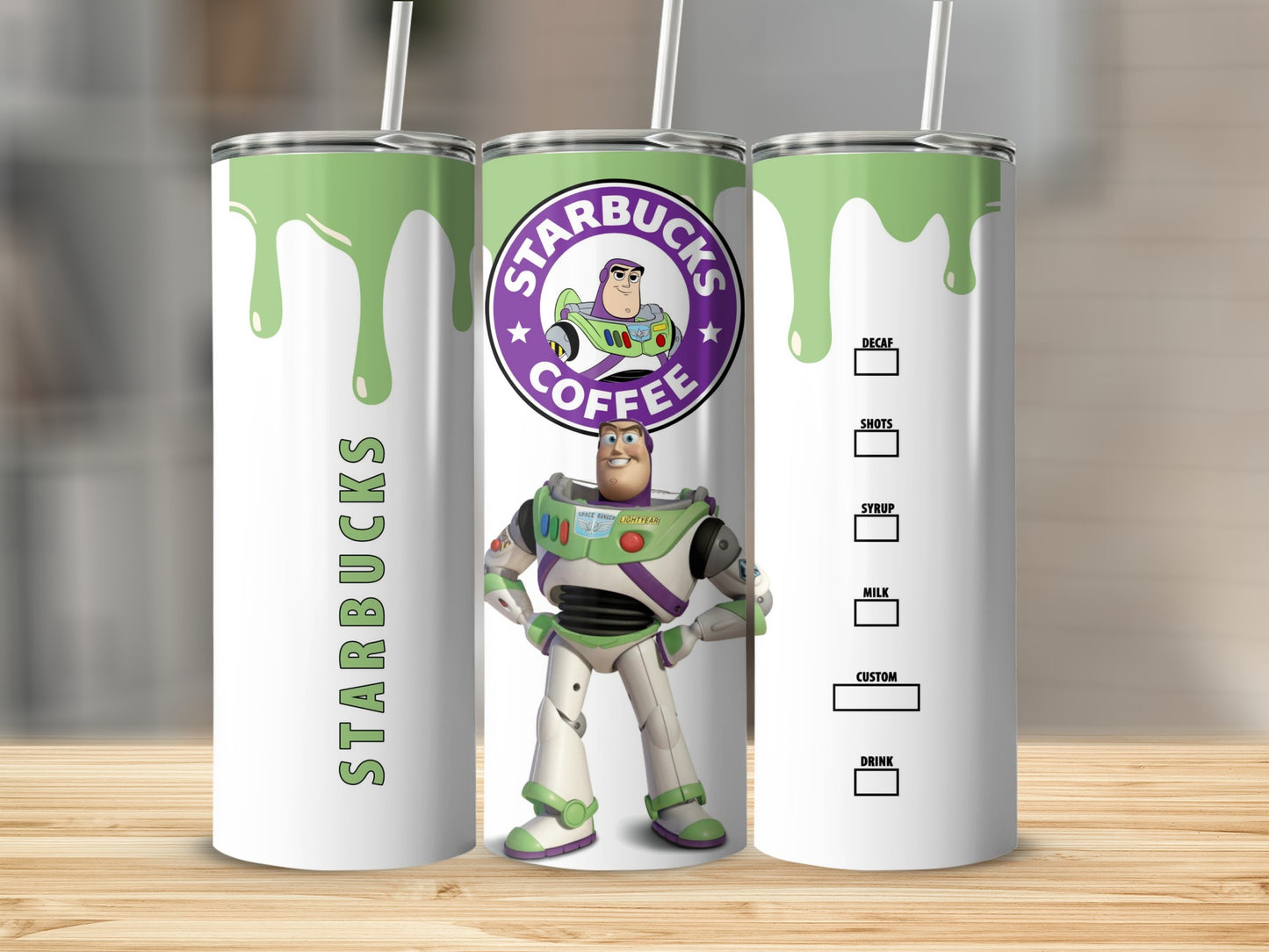Starbucks Buzz Lightyear Custom Drink Order Tumbler