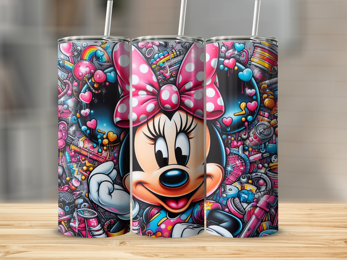 Minnie Mouse Themed Tumbler Cup