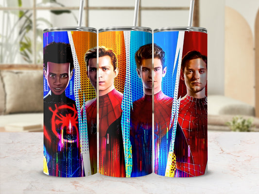 Spider Heroes Insulated Tumbler 20 oz with Straw