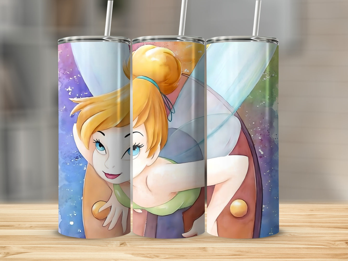 Vibrant Fairy Character Art Stainless Steel Tumbler