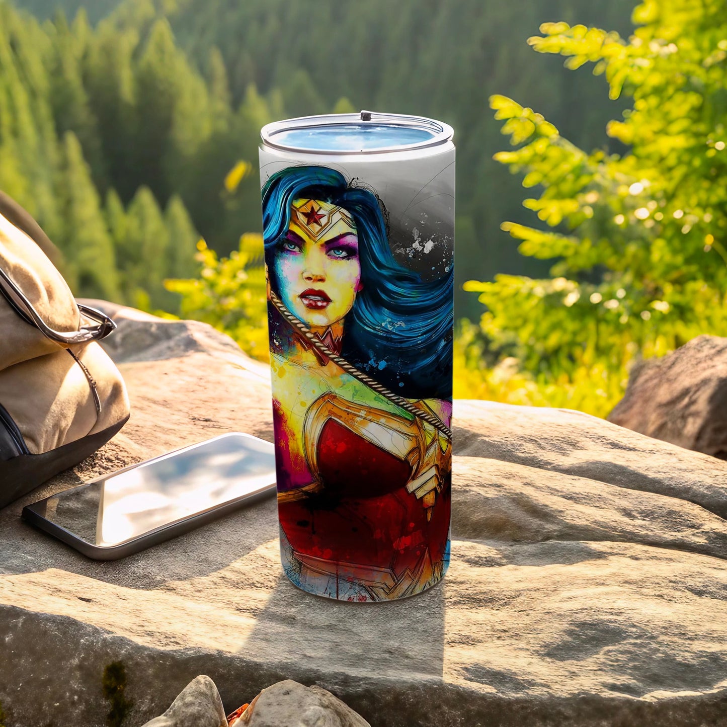 Wonder Woman Superhero Artwork Tumbler product type