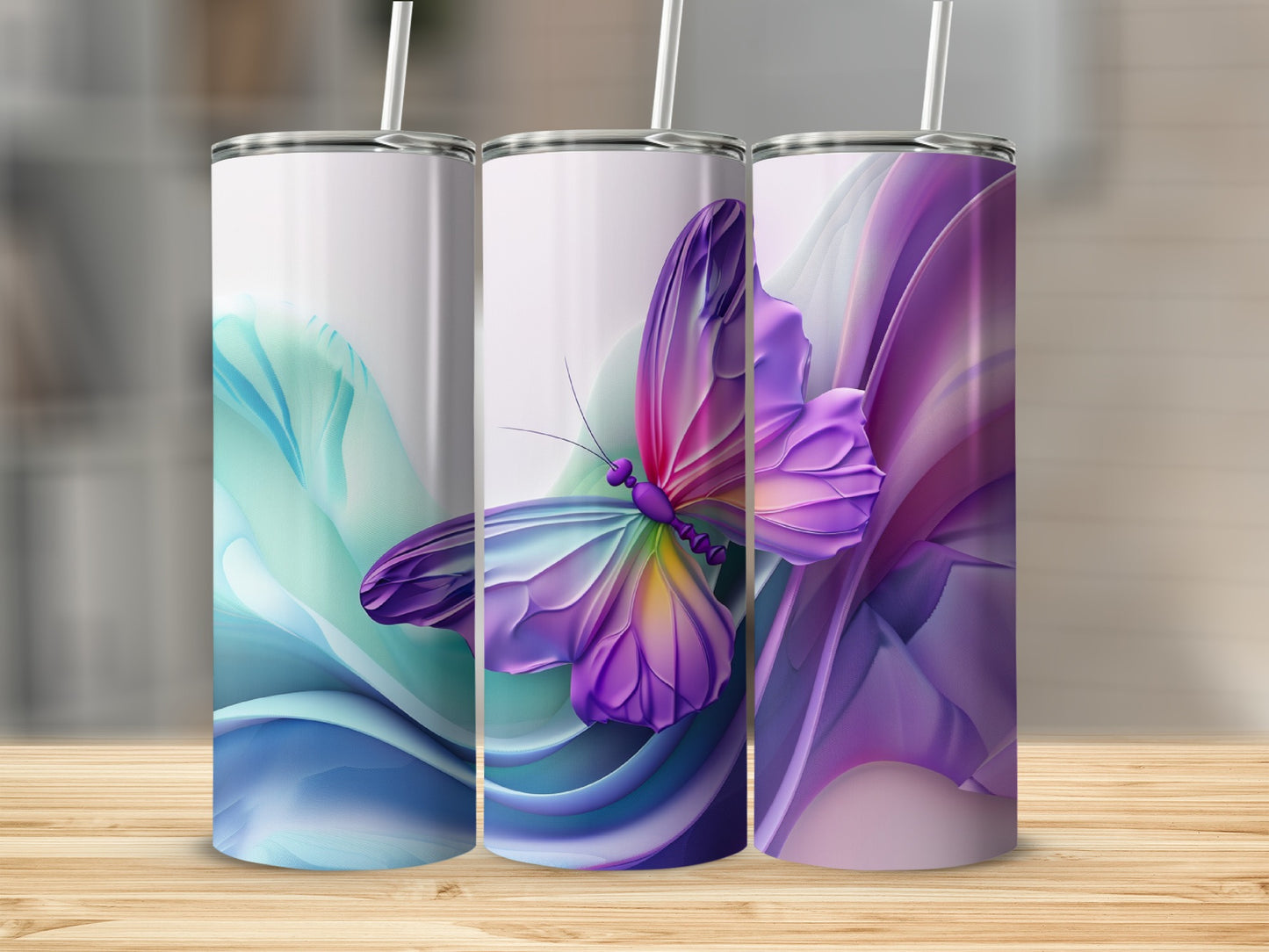 Abstract Swirl Butterfly Vibrant Colors product type