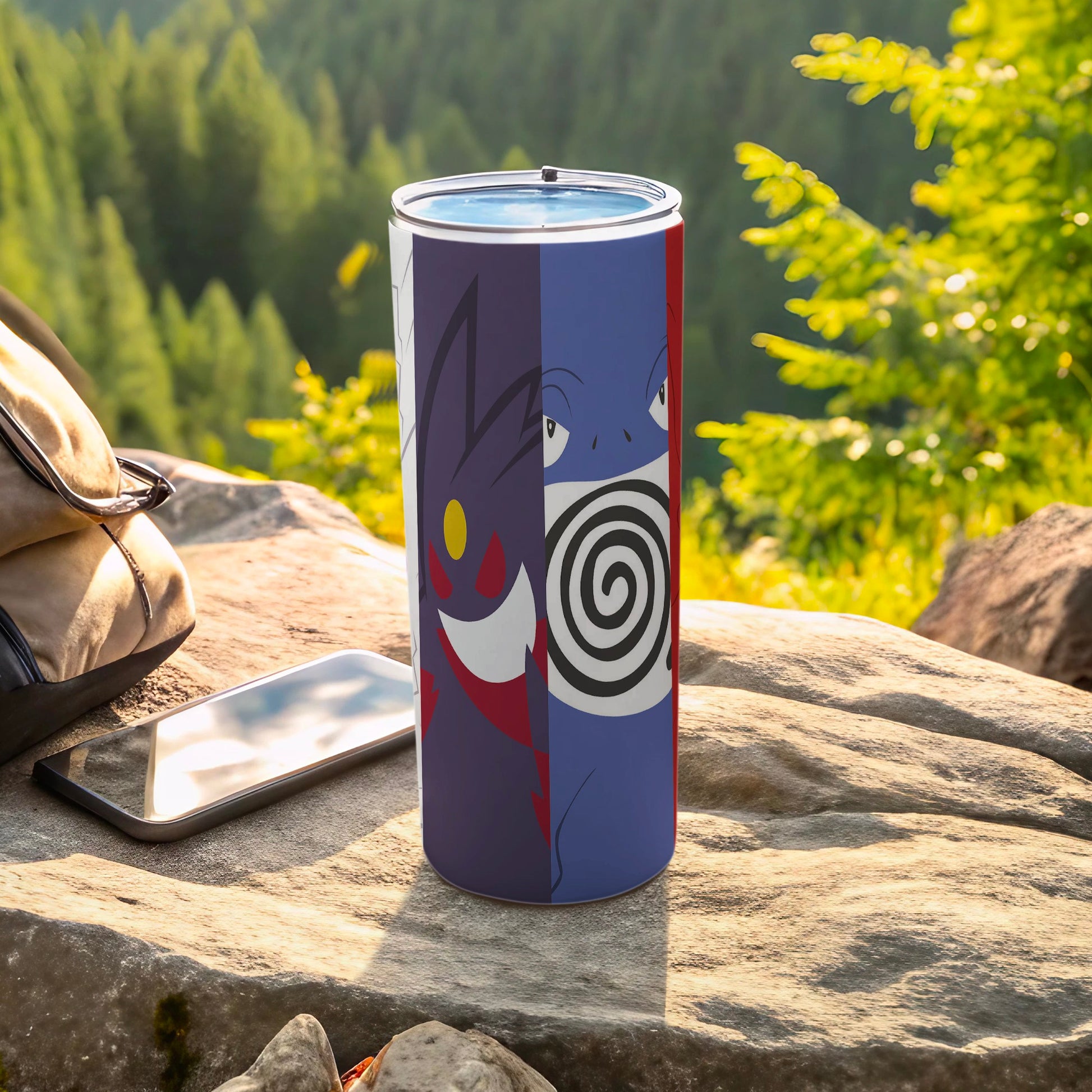 Colorful Insulated Travel Tumbler with Fun Character Design