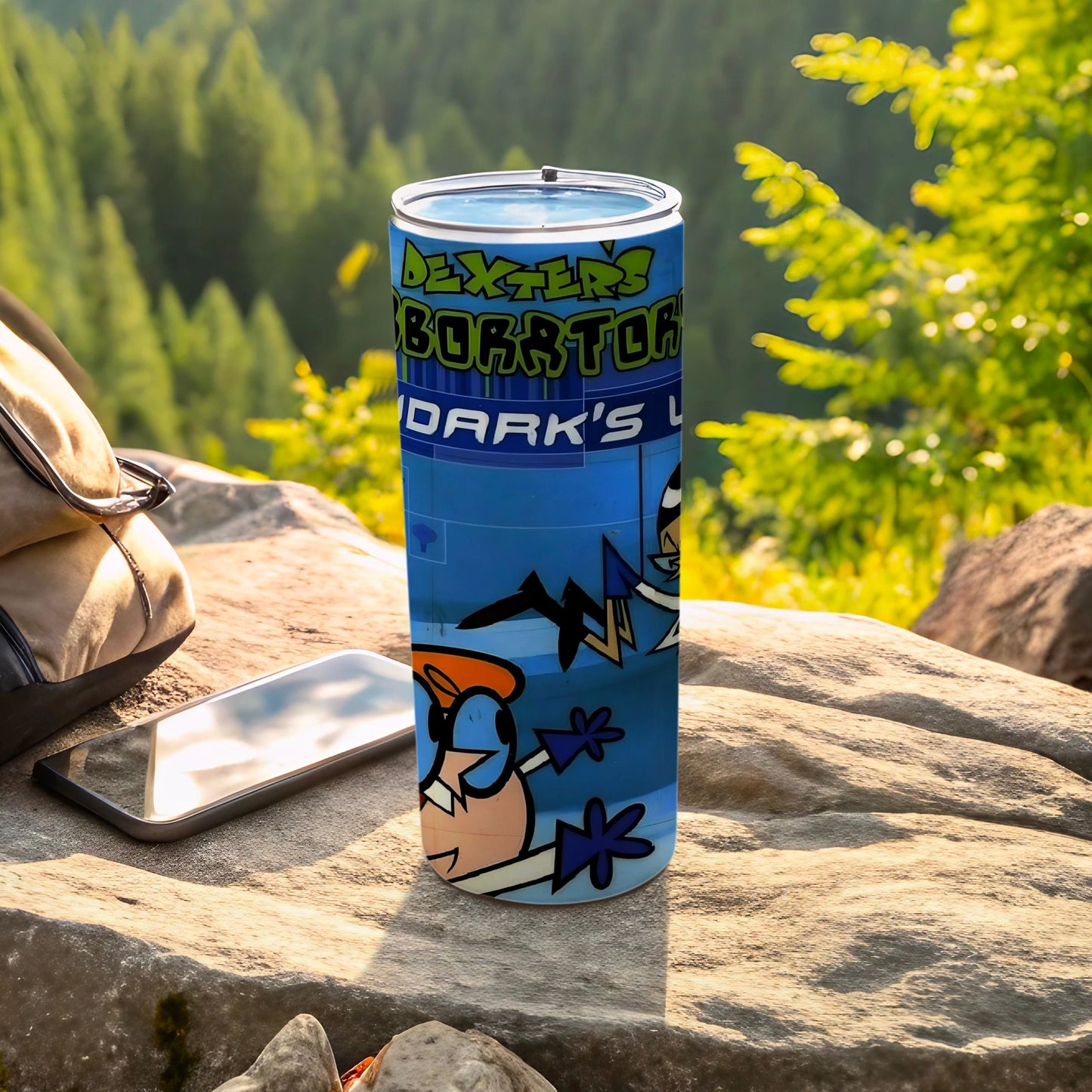 Dexters Laboratory Themed Tumbler Ideal for Outdoors
