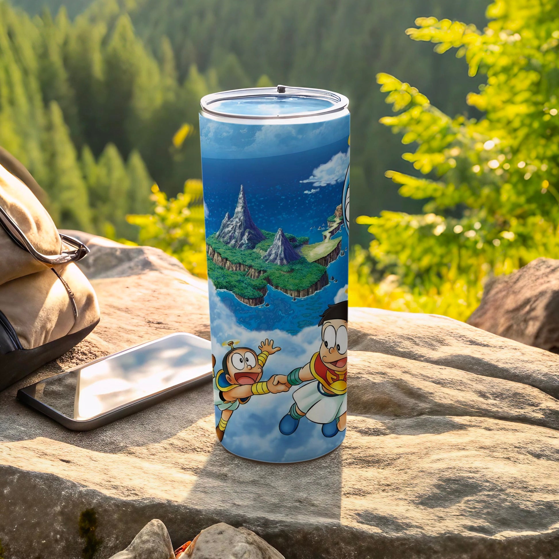 Doraemon Anime Island Adventure Stainless Steel Tumbler