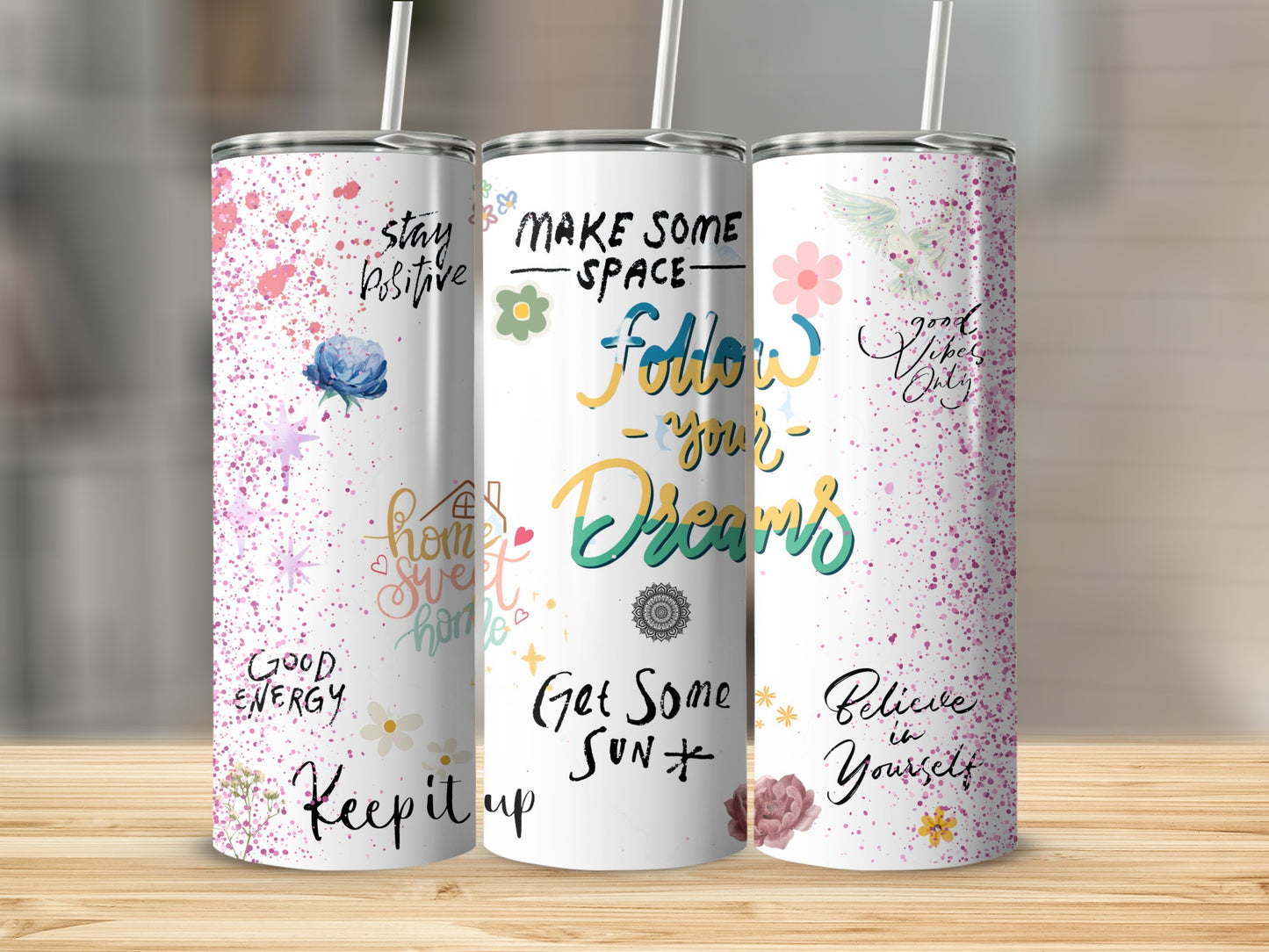 Motivational Quotes Insulated Tumbler Product