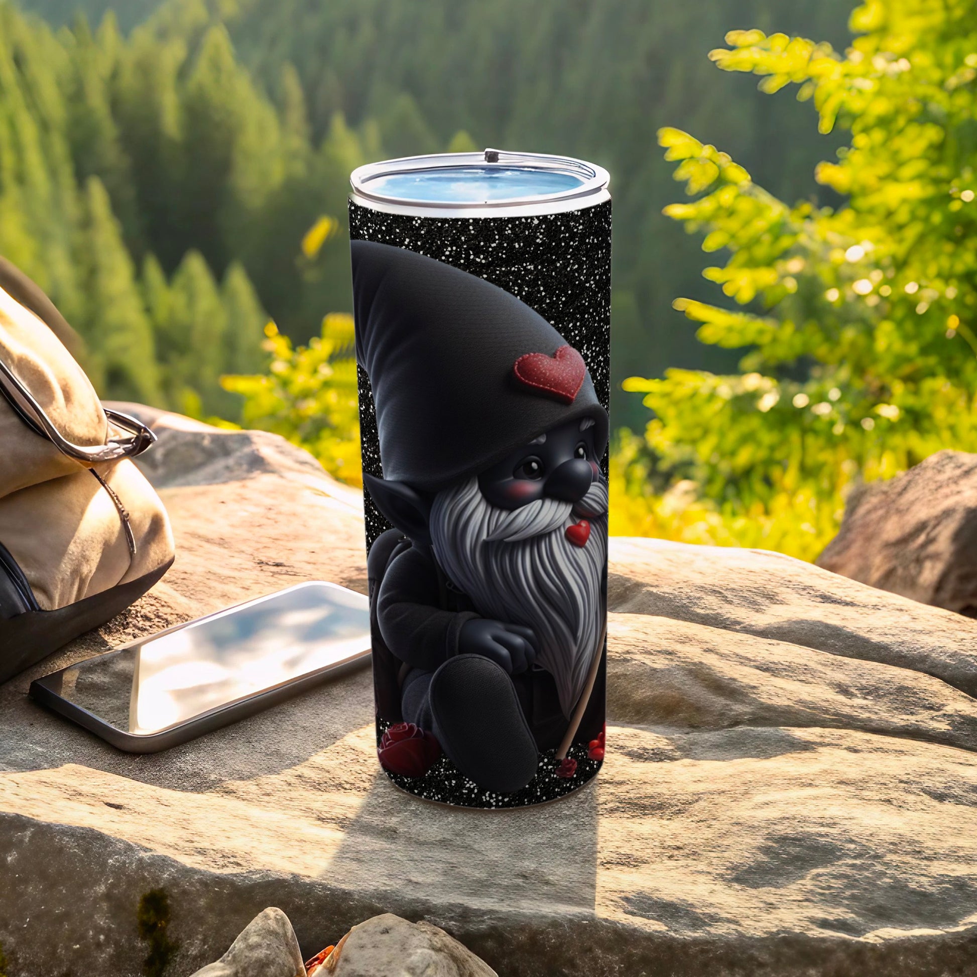 Cute Gnome Outdoor Adventure Tumbler Product