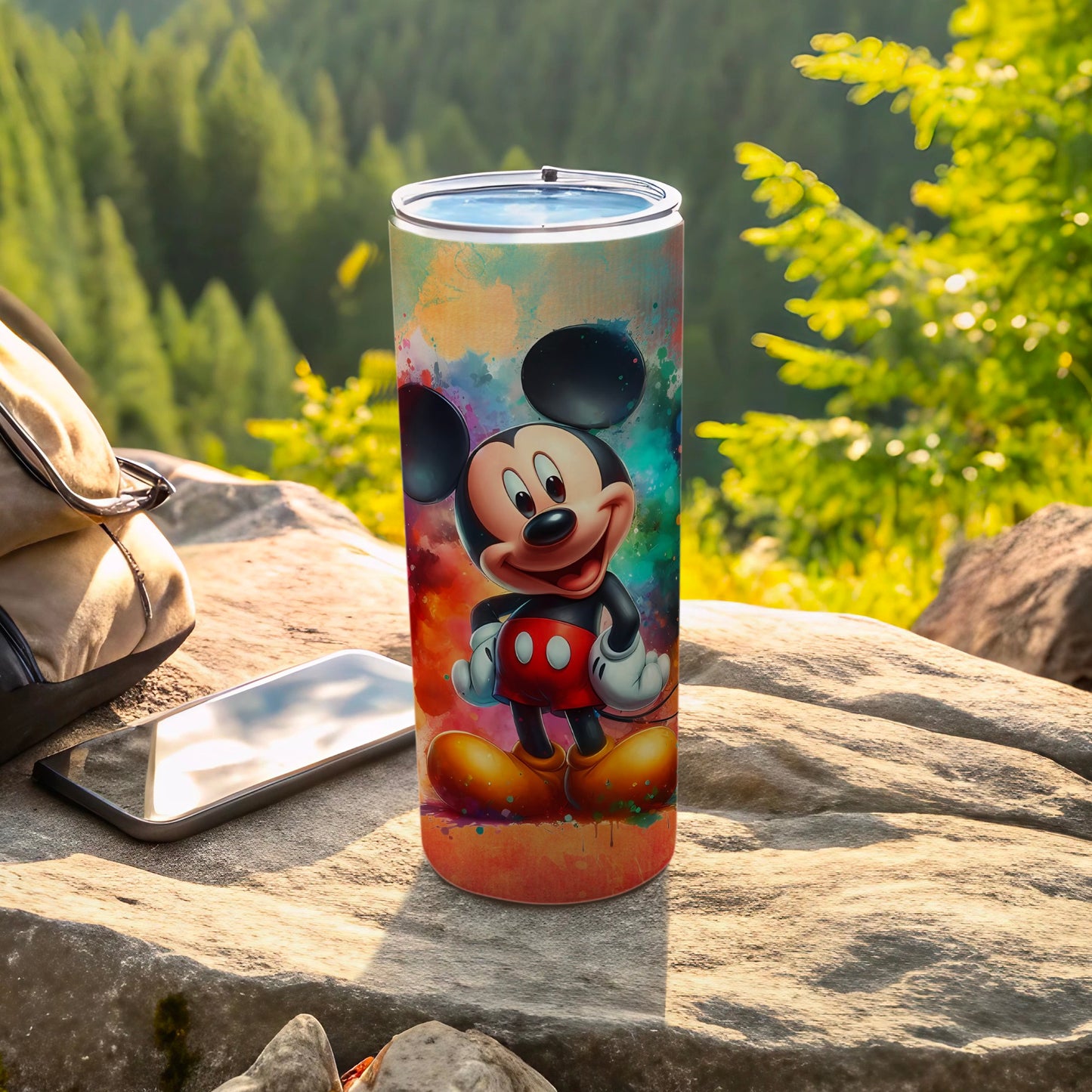 Colorful Mickey Mouse Tumbler for Disney Fans