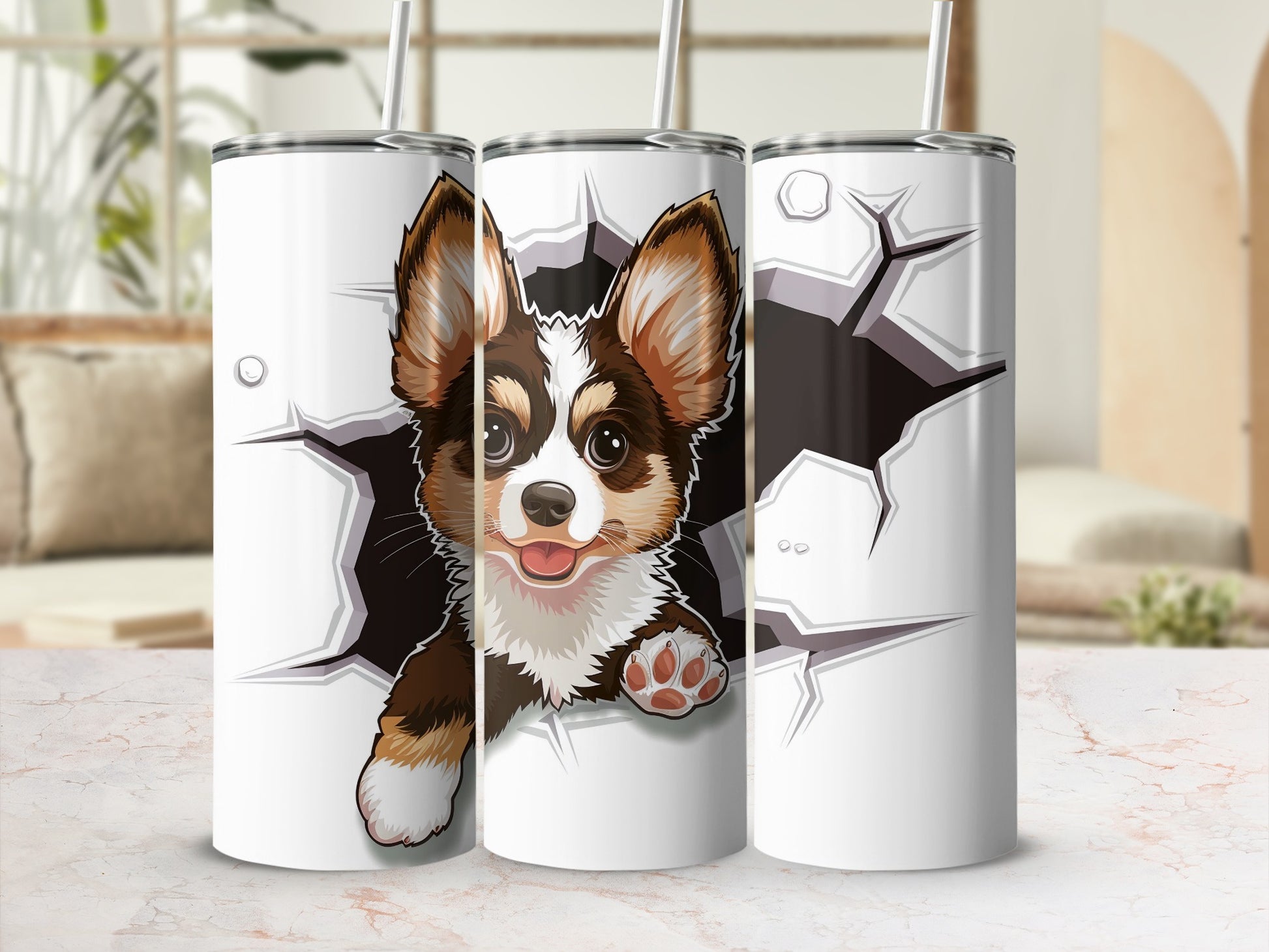 Adorable Corgi Puppy Bursting Design Tumbler product type

Corgi, Puppy, Dog, Pet, Animal, Cute Corgi, Adorable Puppy, Drinkware, Beverage Tumbler, Unique Gift, Fun Design, Happy Dog Art, Playful Puppy, Cartoon Illustration, Dog Lover, Pet Owner Gift, Whimsical, Graphic Tumbler, Broken Wall Effect, Corgi Peeking